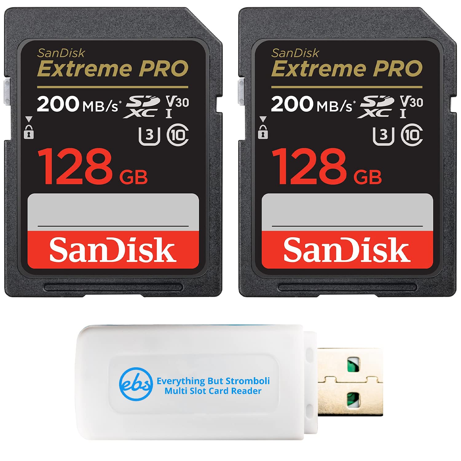 Amazon.com: SanDisk 128GB SD Extreme Pro Memory Card (Two Pack